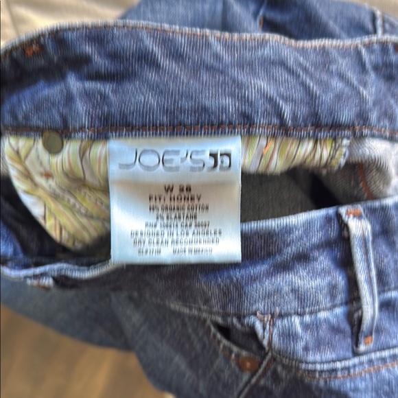 Joe's Jeans Dark Blue Straight Leg Denim - Picture 3 of 7